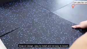 Gym Rubber Floor Mat  Matras Karet Eva 50x50 Matras Evamat Olahraga Gym Mudah Dibersihkan Waterproof Bahan Rubber-Eva Anti