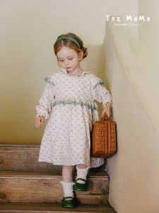 toz mama | Fall Floral Lace Long Sleeve Dress