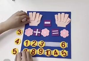 Loveni Kids Educational Toy Felt Finger Counting Math Toys