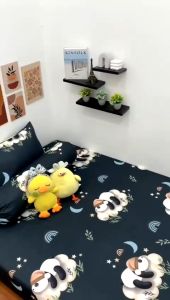 SPREI MOTIF CUTE CUT KUCING LUCU // SPREI KARAKTER KUCING
