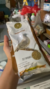 Pakan Burung / Makanan Burung Gold Koin Bird Seed Perkutut Kemasan Pabtik 450Gram 250Gram