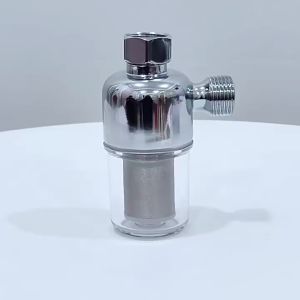 Water Purifier Sediment Remover Reusable Water Filter Spin Down Sediment Filter for Water Heater Toilet RV Shower Faucet