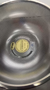 Rổ Rá Đông Nam INOX 304 Size 27cm (Tem Vàng)