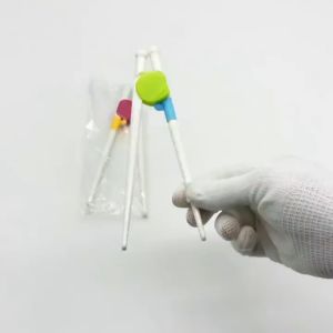 Jin.Lucky ตะเกียบหัดคีบสำหรับเด็ก ตะเกียบฝึกคีบ​ ฝึกจับ คละสี พร้อมส่ง