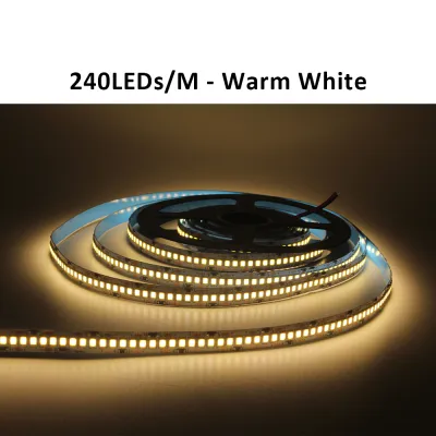 MJJC 5M 12V LED Strip SMD 2835 LED Tape 120LED/M 240LED/M Ice Blue Warm Cool White Flexible Strip Ribbon Home Decor Light