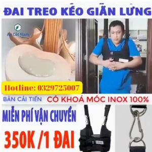 Đai treo kéo giãn lưng dây treo đai đeo thoát vị đĩa đệm đeo dãn cột sống chỉ có đai