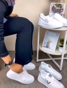 sepatu sneakers wanita terbaru sepatu casual wanita sepatu putih wanita sepatu olahraga sport wanita