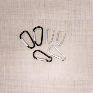 【Local Seller】Keyring Mendaki Carabiner Clip Aluminum D Shape Climbing Camping Hiking Spring Snap Hooks Alloy Buckle