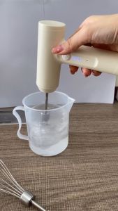 3speed electric handheld mixeregg beatermixinghand mixercookingbakingbreaddoughcakecreamkitchen equipment wireless USB rechargeable multi-function