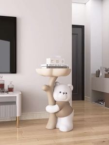 FONDOLO | Large Bear Decorative Sculpture for Living Room Sofa Coffee Table TV Cabinet Bedside Gift
