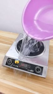 Bếp Điện Từ Công Nghiệp Mặt Lõm - Công Suất Lớn 3500W Tiết Kiệm Điện Có Hẹn Giờ Tắt An Toàn Dễ Sử Dụng Nấu Siêu Nhanh- BẢO HÀNH 12 THÁNG