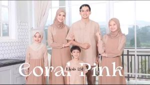SEPLY SARIMBIT COUPLE KELUARGA EKSIS 257 CORAL PINK TERBARU!!!!