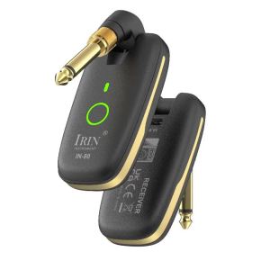 IRIN | Hệ Thống Thu Phát Không Dây Cho Đàn Guitar IRIN Với Đầu Cắm 635mm Mạ Vàng Độ Trễ Thấp Có Thể Sạc Lại Phụ Kiện Đàn Guitar Bằng Kim Loại & Nhựa Dành Cho Biểu Diễn