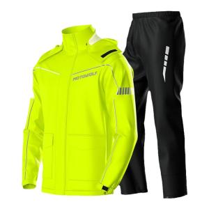 Motowolf | Rainproof Motorcycle Riding Jacket and Pants Separately Set