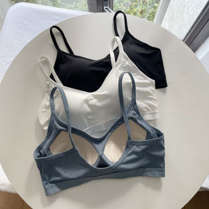 Áo Ngực Thể Thao Không Dây Không Để Lại Dấu Vết Mùa Hè Mỏng Cho Nữ Áo Ngực Kiểu Vest Nâng Ngực Không Có Vòng Thép Áo Ngực Lưới