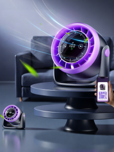 Mini Portable Desktop Fan Ultra Quiet USB Charging Office New 2025 Cold Wind Small Fan Student Dormitory Bed Head Long Endurance