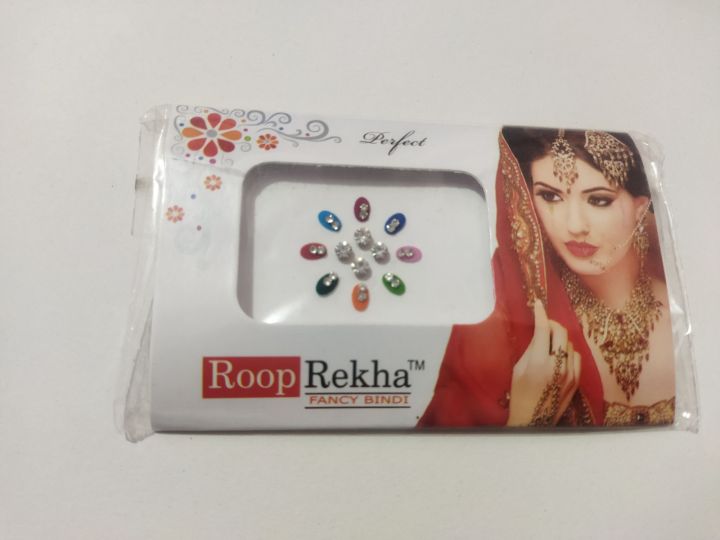 Bindi บินดิ (สติกเกอร์ที่ติดหน้าพากอินเดียคละแบบ) | Lazada.co.th