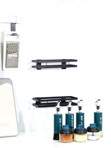 ชั้นวางของในห้องน้ำ ชั้นวางของติดผนัง ชั้นวางของในห้องครัว บ้าน ชั้นวางเครื่องปรุงรส ชั้นวางจานบนโต๊ะอาหาร ชั้นวางเข้ามุม ไม่ต้องเจาะผนังมัลติฟังก์ชั่ติดตั้งง่าย ปรับระยะห่างของชั้นได้อย่างอิสระ