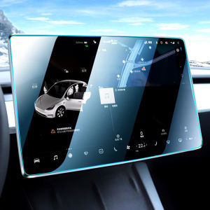 Car GPS Navigation Screen Protector Tesla Model 3 Tempered Glass High Clarity Film(Anti-Blue Light) Center Control Touchscreen Protective Cover