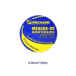 MECHANIC | MECHANIC Glass Cutting Wire for LCD of Moblie Phone High-hardness Carbon Steel Molybdenum Wire Screen LCD Glass Remover
