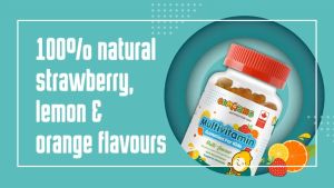 Gumazing Kids Daily Multivitamin Gummy: Vitamins A C D E Bs Zinc for Immune Support 60 Gummies