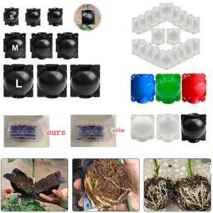 Plant Rooting Ball S-L High Pressure Graft Breeding Case Nursery Box Propagation Plant Root Pot Garden Accessories