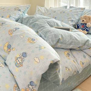 Deesse | Bộ Đồ Chăn Ga Gối Bằng Cotton 4 Món