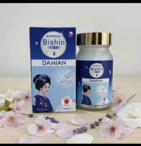 [Mới NK 9 Ngạch Nhật] Viên uống trắng da Bishin Damian hủ 60v giúp trắng da căng bóng mờ thâm nám tàn nhang. Viên uống damian mờ nám.
