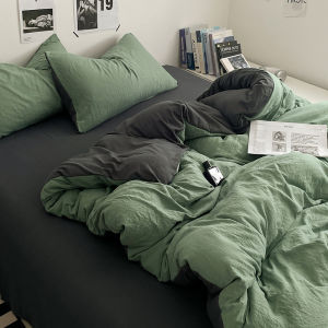 Bộ Đồ Giường Đơn Sinh Viên 180*220cm Bao Đệm 150*200x230cm Bao Đệm 48*74 Đồ Dùng Giường Ngủ Cotton Thoải Mái Thoáng Khí