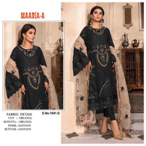 [PRE-ORDER] Ready Made Heavy Organza With Embroidery Sequence Work Suit *Size S-5XL* ( Delivery 15 days )