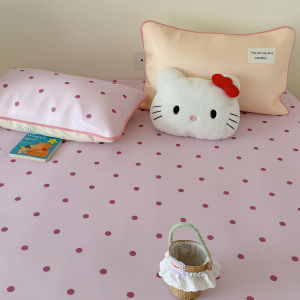 SHAYA | Dot Patterned Cool Feeling Air Conditioner Bed Pad Water And Machine Washable