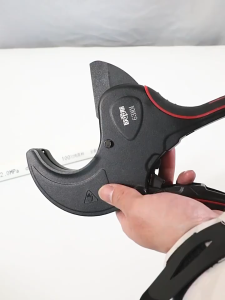 PP/PE Hose Aluminum Alloy Pvc Pipe Durable Hot Melt Tube Hand Tools Pipe Cutter PP/PE Self-locking Ratchet Scissors