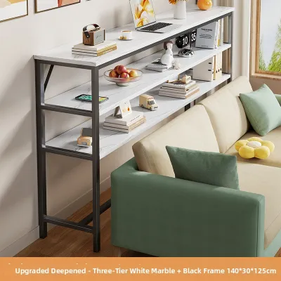 evesigar | Sofa Side Narrow Shelving Unit