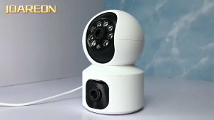 V380 SQ001 Dual lens IP WiFi Kamera 8MP CCTV PTZ tahan air outdoor Camera two way audio Night vision