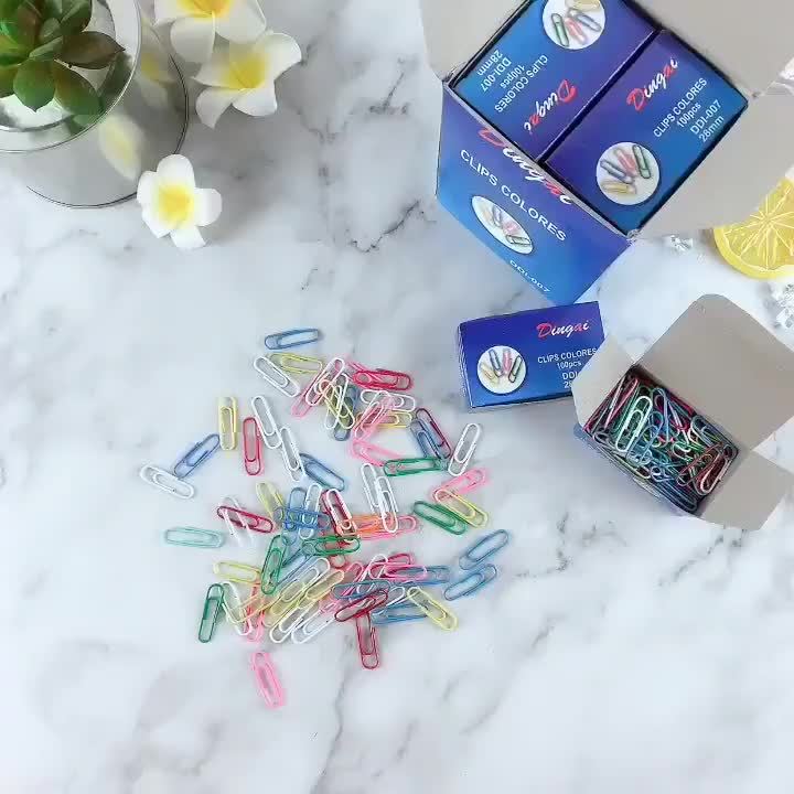 [HCM] Hộp 160 Ghim giấy nhiều màu tiện dụng Set Ghim kẹp giấy đa năng ...