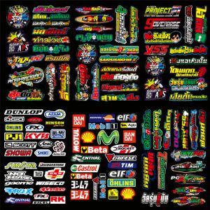 Motorcycle Thai Stickers Waterproof Thailook Decals for Yamaha Honda Suzuki Universal Modified Racing Stickers