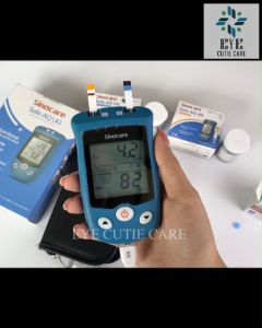 👍ส่งเร็ว👍Sinocare ชุด Safe AQ UG ครบชุดเครื่องวัดยูริกในเลือด(โรค เก๊าท์)+น้ำตาล รับประกัน 3 ปี