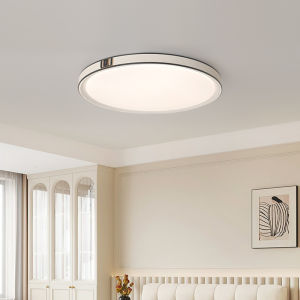 40/50CM Simple Nordic Style Lighting Ceiling Lamp All White And Black Edge Modern Living Room Lamp Bedroom Home Lighting Decoration [5 Year Warranty]