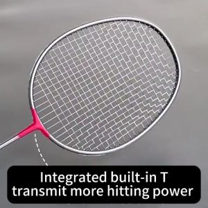 Badminton Racket with Raketa Bag Professional Shuttlecock Badminton Set Upgrade Comprehensive Professional Ball Racket