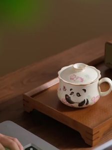 JISU | High Aesthetic Ceramic Tea-water Separation Mug