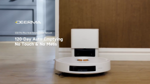 Deerma S30 Pro Plus 2-in-1 Robot Vacuum Mop 15000Pa Suction Auto-Empty Dock 2.0 Anti-Tangle LiDAR Mapping Electric Water Tank For Daily Household Cleaning