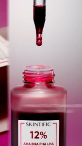 SKINTIFIC Acid Peeling Solution Serum 30ml || Eksfoliasi Essence || Mengangkat Sel Kulit Mati Exfoliating Anti Acne || Serum Wajah