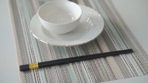 Table Mat Bowl Mat Tray Mat Made Of PVC Material That Is Waterproof Oil Resistant And Easy To Clean Rectangular Irregular Shaped Home Dining Table Mat