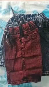 COD) CELANA JEANS ANAK PENDEK 1-6 TAHUN/ CELANA ANAK PENDEK JEANS WARNA SNOW