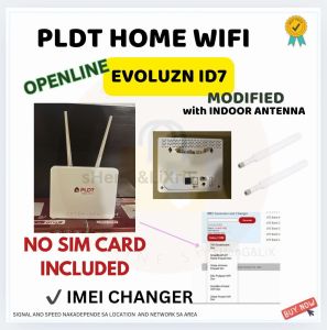 SALE ! SALE ! SALE ! LIFETIME OPENLINE FX-ID7 HOME WIFI MODEM CAT 6 EVOLUZN LTE ADVANCE CHANGE IMEI  UNLI TNT and ALL NET WORK