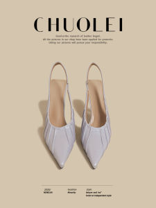 CHUOLEI | Fine Heeled Mary Jane Pointed Shoes
