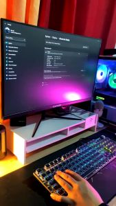 จอคอมพิวเตอร์ 19 นิ้ว 22 นิ้ว 75HZ จอคอม monitor 19นิ้ว 22 นิ้ว จอคอมพิวเตอร์ 2K จอโค้ง IPS 1MS เต็มจอไร้ขอบ VGA/HDMI