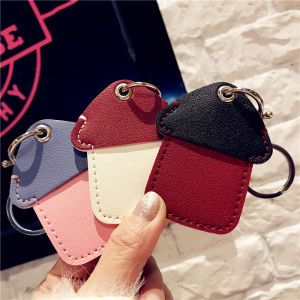 Mini Rectangle Access Control Card Holder Keychain for Bus Building Apartment Elevator Simple Design Storage Organizer