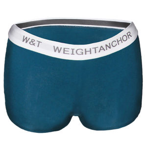 Neutral Breathable Sporty Cotton Boxer Shorts High Waist Elastic Womens Underwear Pure Color One-Piece Briefs for All Seasons