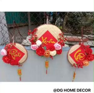 Combo 3 Mẹt Tre Treo Tường Trang Trí Tết Decor Trang Trí Nhà Cửa Cửa Hàng Văn Phòng DG-185